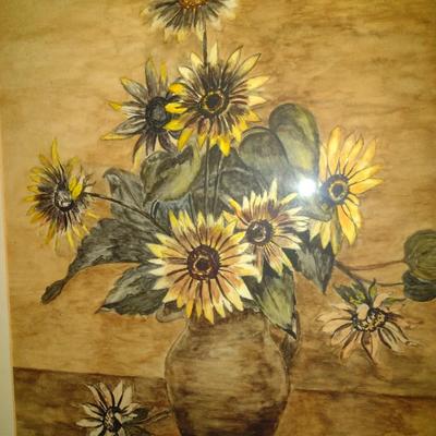 Framed Print Still Life Flower Centerpiece