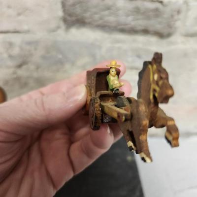 Wooden toy lot