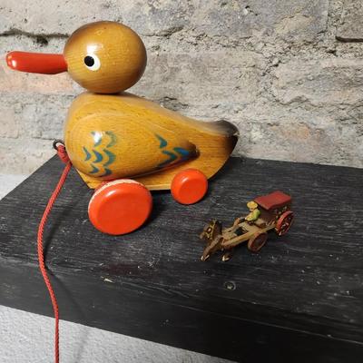 Wooden toy lot