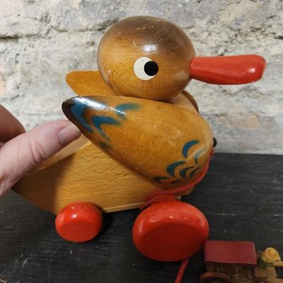 Wooden toy lot