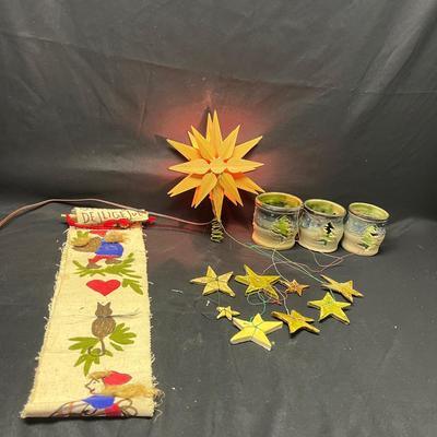 Wooden Tree Topper, Ceramic Stars & More (BS-MG)