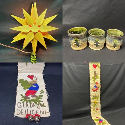 Wooden Tree Topper, Ceramic Stars & More (BS-MG)