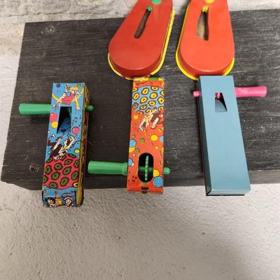 Vintage noise makers