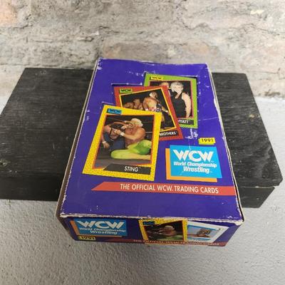 New unopened WCW trading cards