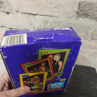 New unopened WCW trading cards