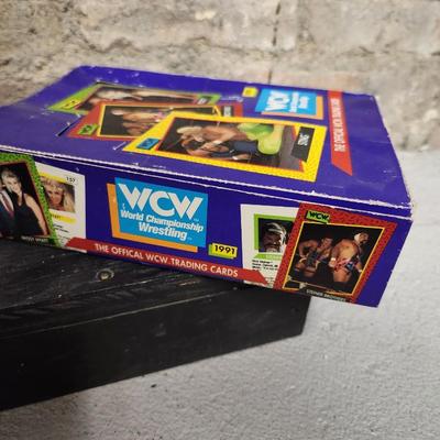 New unopened WCW trading cards
