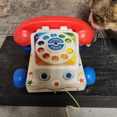Vintage Fisher Price pull along lot
