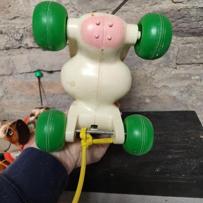Vintage Fisher Price pull along lot