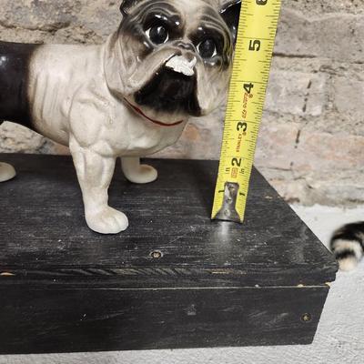 Cast iron bulldog bank