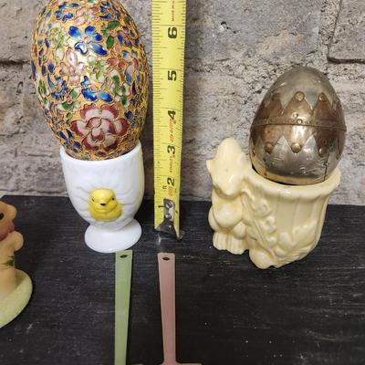Chicks, eggs and a squirrel