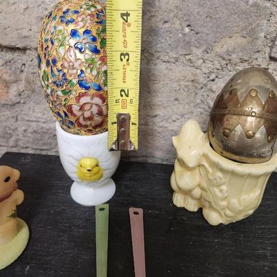 Chicks, eggs and a squirrel
