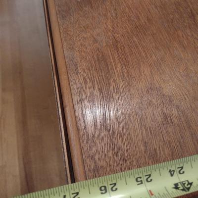 Solid Wood Drop Leaf Gate Leg Table with Three Leaf Inserts