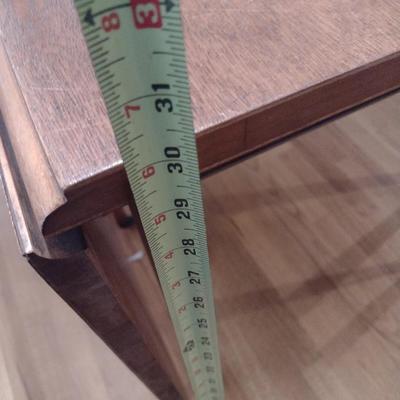 Solid Wood Drop Leaf Gate Leg Table with Three Leaf Inserts