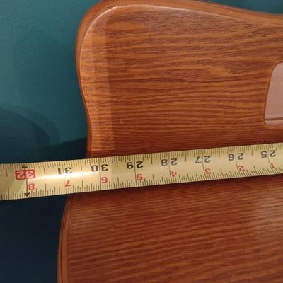 Vintage Solid Oak Bowfront Curio Cabinet (No Contents)