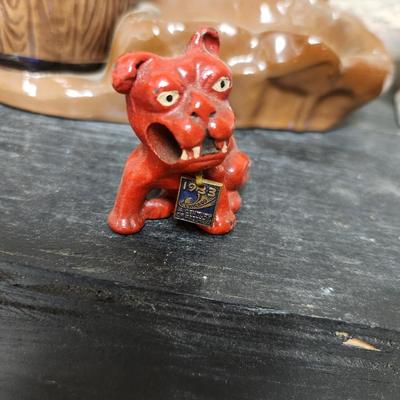 Antique Dog figures lot
