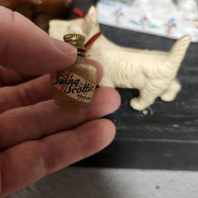 Antique Dog figures lot