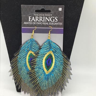 Peacock fancy earrings
