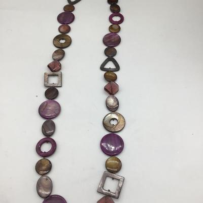 Purple Fashion Necklace