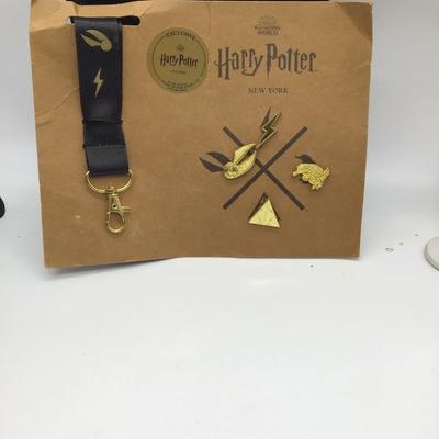 Harry Potter New York pins and lanyard