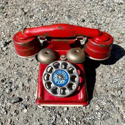 Vintage Red Toy Phone