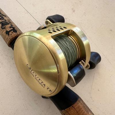 Lot of 3 Rod & Reel Combos - 2 CALCUTTA Reels