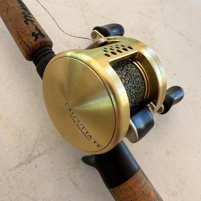 Lot of 3 Rod & Reel Combos - 2 CALCUTTA Reels