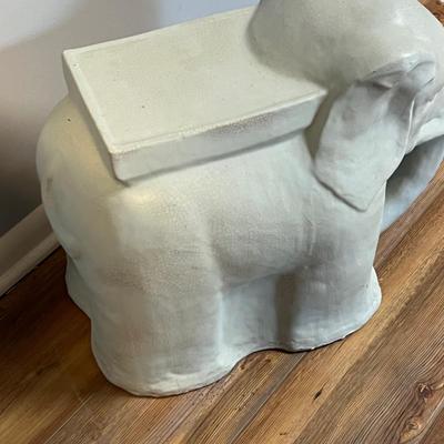 Ceramic Elephant Garden Stool (S-RG)