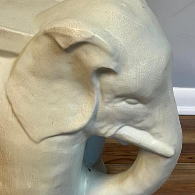 Ceramic Elephant Garden Stool (S-RG)