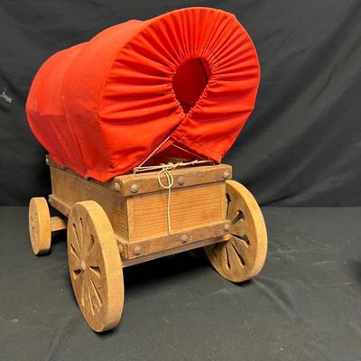 Miniature Covered Wagon & More Unique Wooden Curios (S-RG)