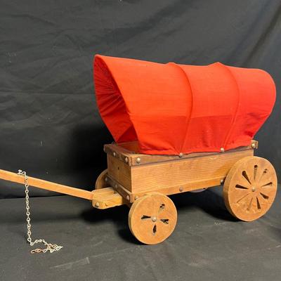 Miniature Covered Wagon & More Unique Wooden Curios (S-RG)