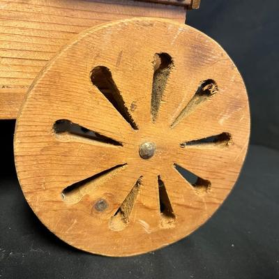 Miniature Covered Wagon & More Unique Wooden Curios (S-RG)