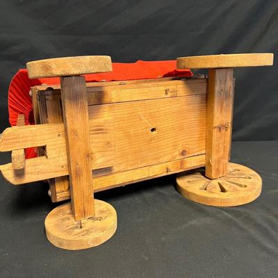 Miniature Covered Wagon & More Unique Wooden Curios (S-RG)