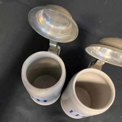 Hofbrauhaus & Lowenbrau Steins & Pewter Guiness Mug - (S-RG)