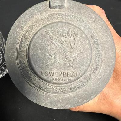 Hofbrauhaus & Lowenbrau Steins & Pewter Guiness Mug - (S-RG)