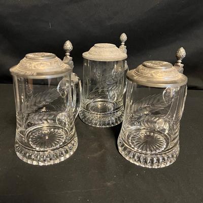 Hofbrauhaus & Lowenbrau Steins & Pewter Guiness Mug - (S-RG)