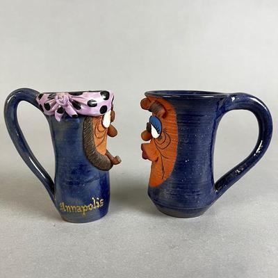 667 Pair of Funny Mugs by Regina