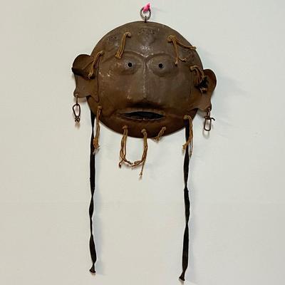 Unique Metal Face Mask/Wall Art (S-RG)
