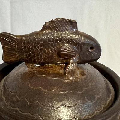 Winton & Rosa Eugene Signed/Numbered Cowpens Studio Pottery Teapot (S-RG)