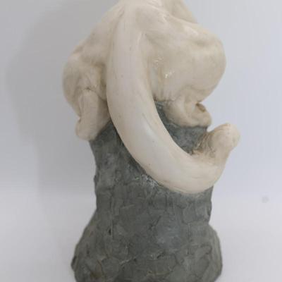 Joseph Boulton - Cougar - White Composite Sculpture