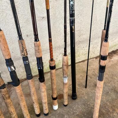 Lot of 18 Fishing Rods