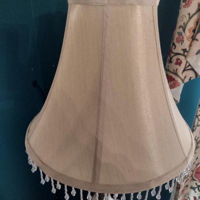 Pair of Resin Post Table Lamps