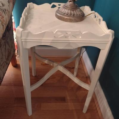 Solid Wood French Country Side Table Painted Choice B