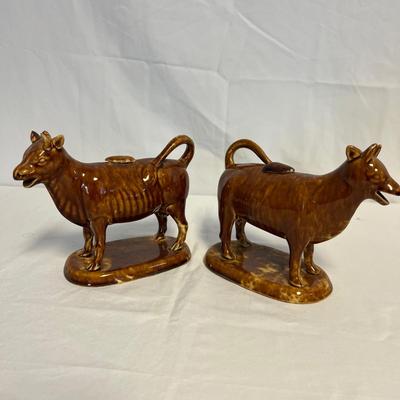 Lamalle Plus Bennington & Staffordshire Style Cow Creamers (S-RG)