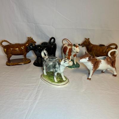 Lamalle Plus Bennington & Staffordshire Style Cow Creamers (S-RG)