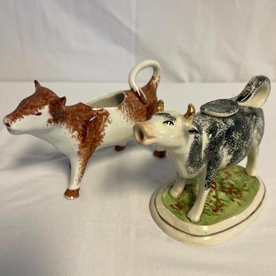 Lamalle Plus Bennington & Staffordshire Style Cow Creamers (S-RG)