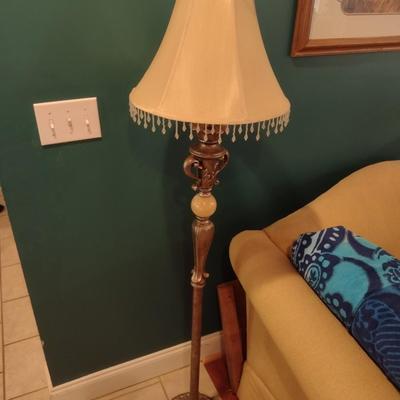 Resin Post Floor Lamp