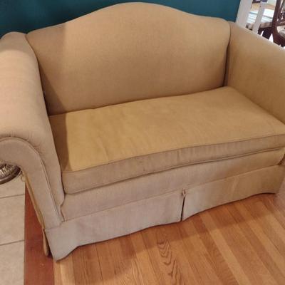 Vintage Camel Back Loveseat