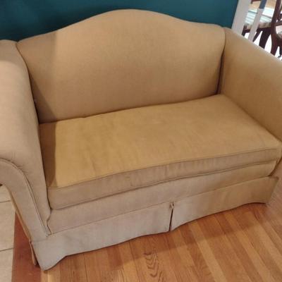 Vintage Camel Back Loveseat
