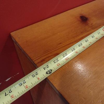 Solid Wood Pine Bookcase (No Contents)