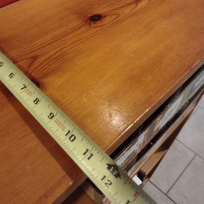 Solid Wood Pine Bookcase (No Contents)